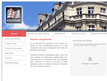 Tablet Screenshot of excogim.fr